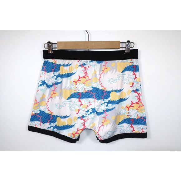 Warriors & Scholars Boxer Briefs Underwear Asian Japanese Theme Size Large - Picture 3 of 4